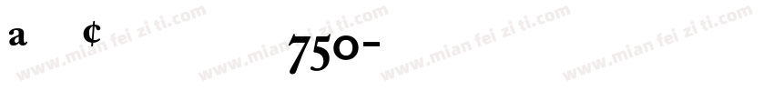 Adobe Caslon Pro bold sc750字体转换